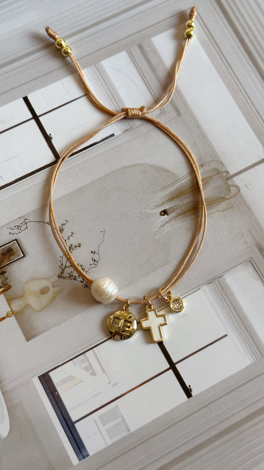 Pulsera charms de Fé
